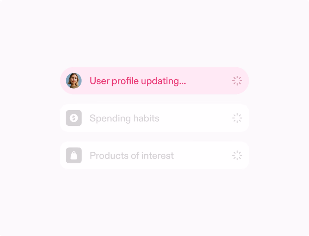 A dashboard showing template performance metrics, conversion rates, and heatmaps highlighting areas of user attention drop, with options to compare layouts.